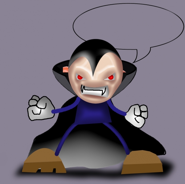 Creation of transilvania mascot: Step 8